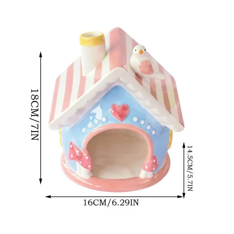لحم الخنزير-امستر مخبأ لطيف يختبئ شينشيلوهوت قفص الحيوانات الأليفة الملحقات جربيل المنازل والمخبأات الحيوانات الصغيرة