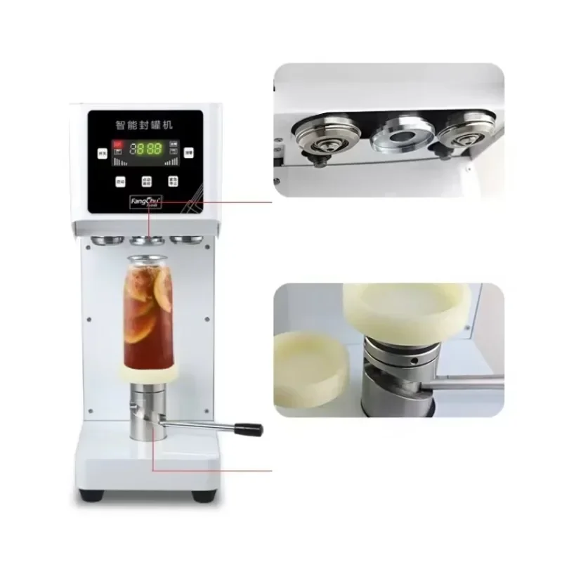 【Best-selling】Manual Rotary Can Sealer Seamer PET Plastic Aluminum Closing Machine Tin Soft Drinks Coffee Beer Bubble  Can Se