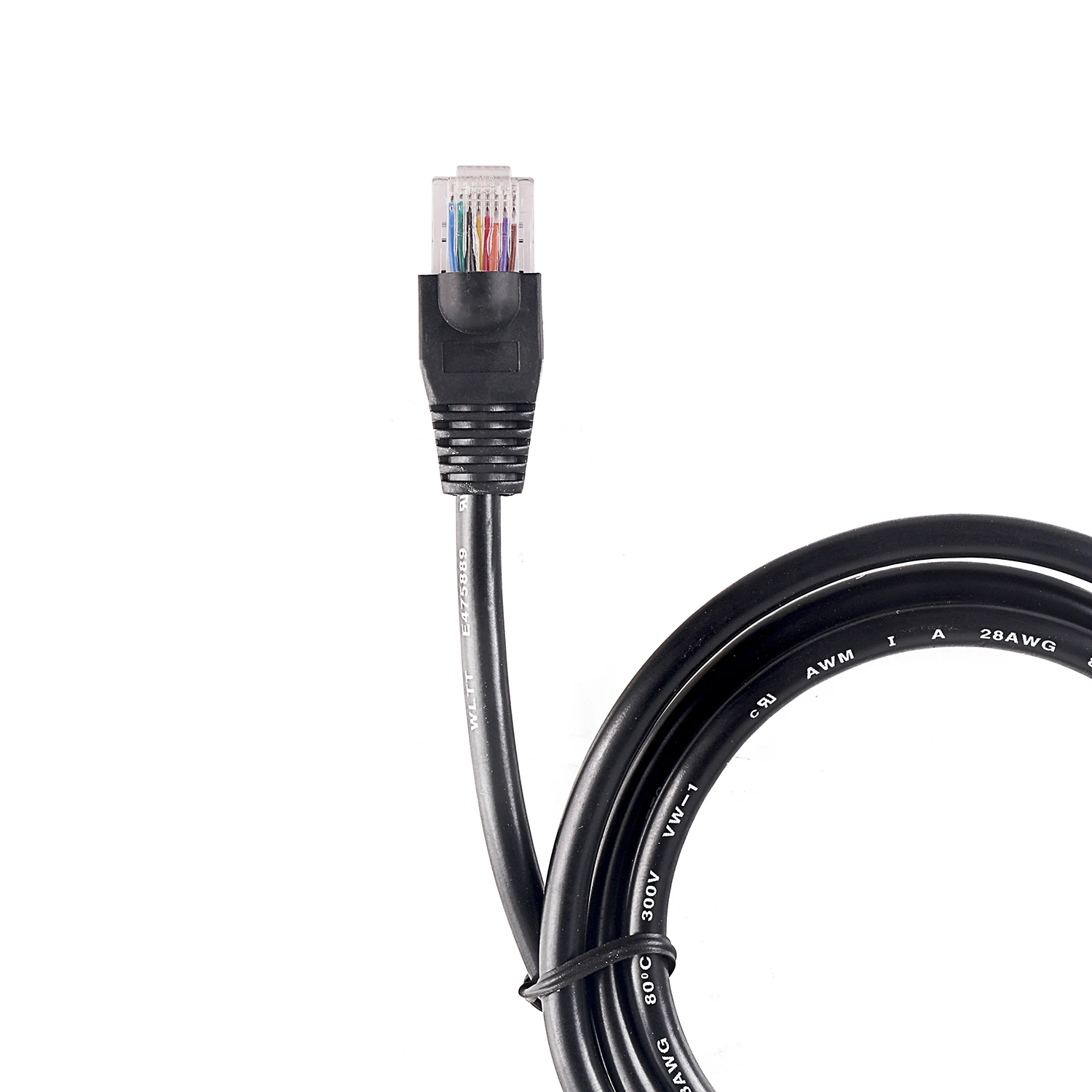 RJ45 RS485 Cable for BMS Communication Connecting Seplos Battery to Voltronic Inverter M-M Cable