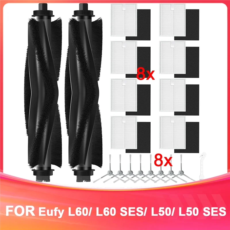 A88X لـ Eufy Robot Vacuum استبدال أجزاء مجموعة ملحقات لفرش استبدال Eufy