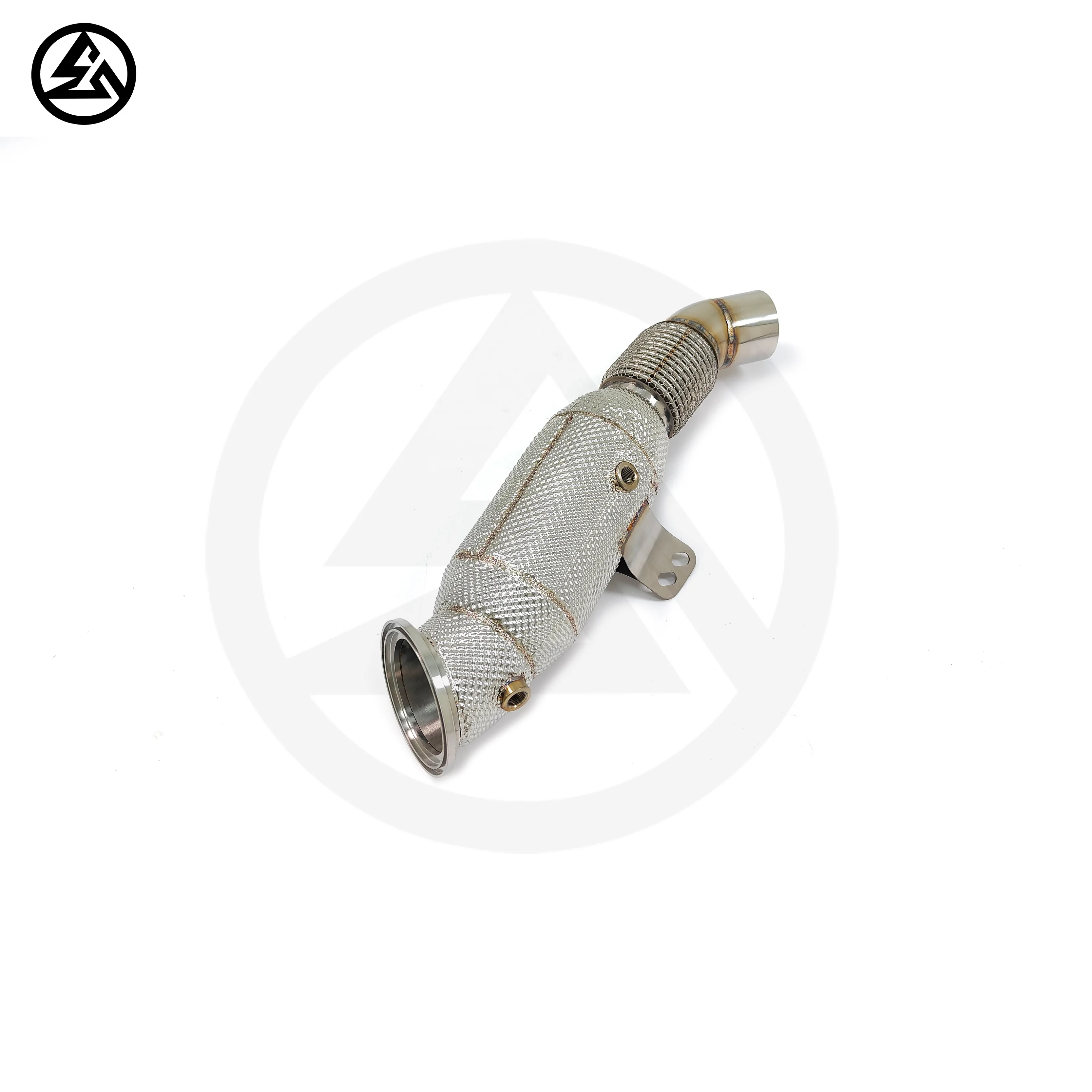 أنبوب سفلي CSZ B58 عالي الجودة لـ G20 G22 M340i M440i 540i 740i 840i X3 B58 أنبوب سفلي مع نظام عادم درع الحرارة