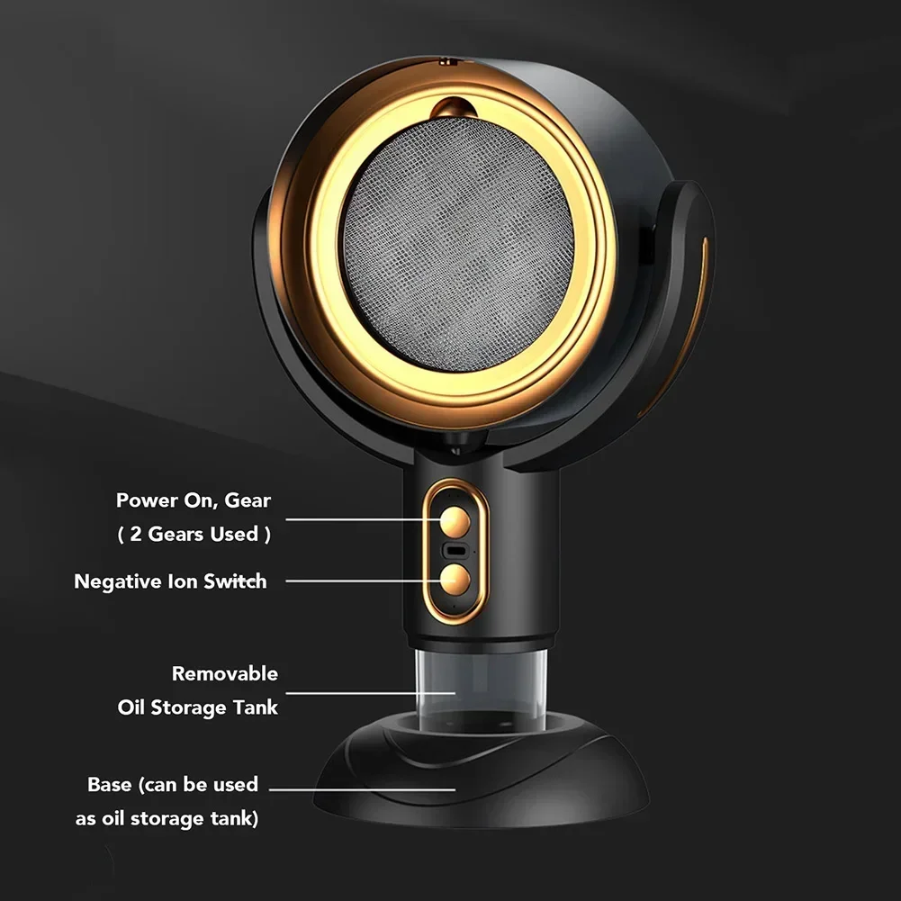 Portable Kitchen Fan Adjustable Exhaust Fan Cooking Atmosphere Customizable Airflow Efficient Smoke Removal High Power Motor