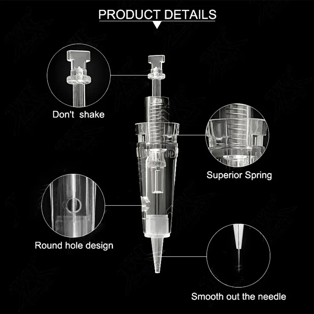 Disposable Bayonet Cartridge Sterilized 1R 3R 5R Permanent Makeup Machine Needles For PMU Tattoo Eyebrow Lines Lip Supplies