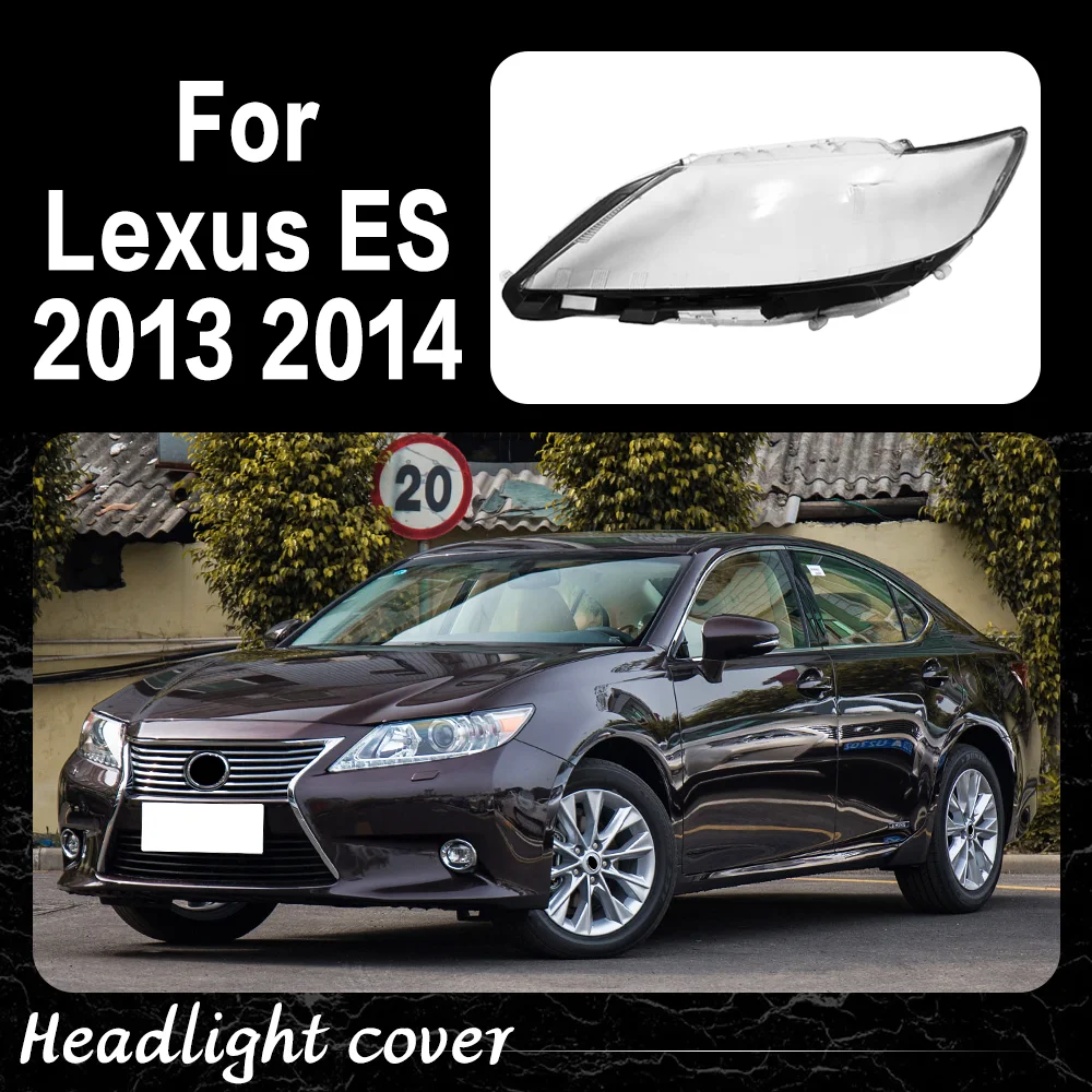 

Крышка объектива передней фары автомобиля для Lexus ES ES250 ES300 ES350 2013 2014, прозрачная крышка фары, абажур, автомобильные аксессуары
