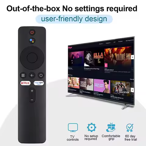 Remote Control For Xiaomi Mi TV Stick MI Box 4S 4K HD Replacement Remote For Xiaomi Smart TV Stick Eith Bluetooth Voice Control