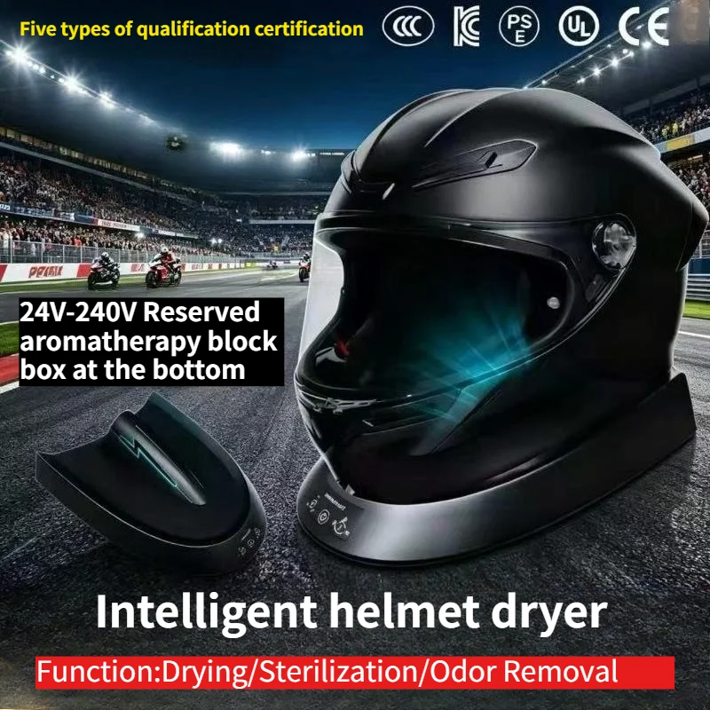 

4Smart Helmet Dryer for Motorcycle Bike Ski Hockey Baseball Cycling Helmets Features Temperature Control Sterilization Functions