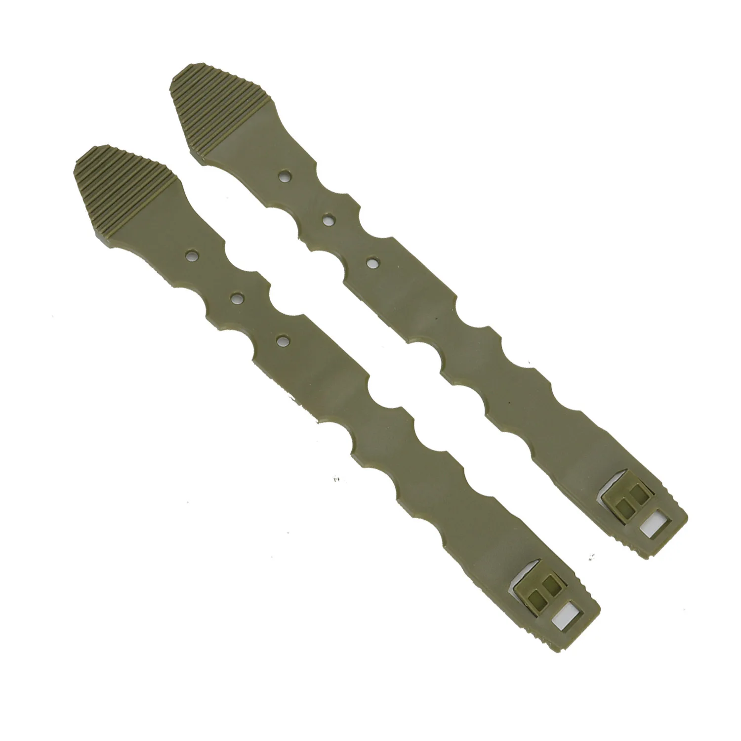 Tactical Durable Molle System Malice Clips Strap Buckle Accessory Nylon Quick Release Strip Fits For Magazine Pouch(2PCS)