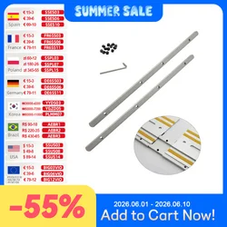 Allsome Guide Rail Connector Kit for Compatible Festool Makita Track Saw Replacement Wooden Board Cutting Guide Rail Connector