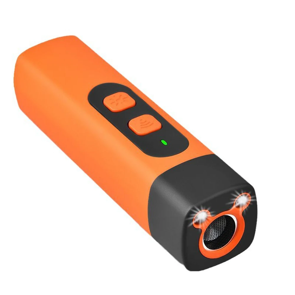 800mAh Anti Barking Device Single Press Ultrasound Flashlight Portable Dog Bark Deterrent Device for Dog Training Tool