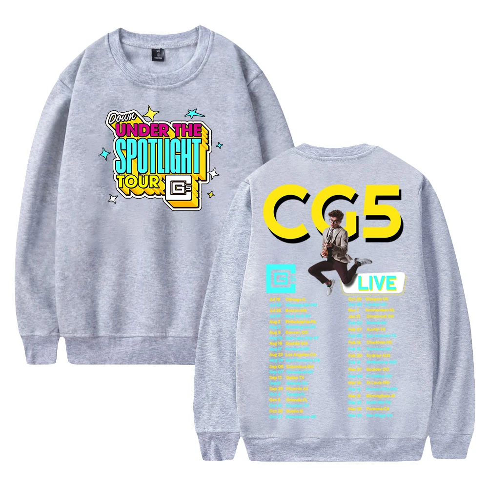 CG5 Merch Under The Spotlight Tour 2025 Crewneck Long Sleeve Streetwear Women Men Sweatshirt Trendy Outfits