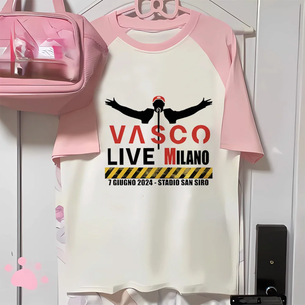 Vasco Rossi top women comic harajuku graphic t-shirts girl designer funny clothes