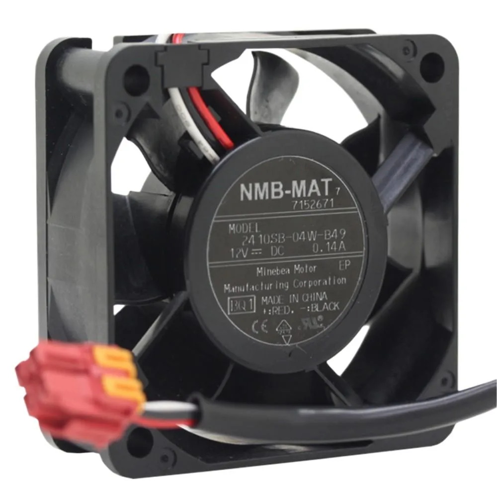 for NMB 2410SB-04W-B49 12V 0.14A 6025 60mm Radiating Cooling Fan Washing Machine, Computer Boards & Electronics