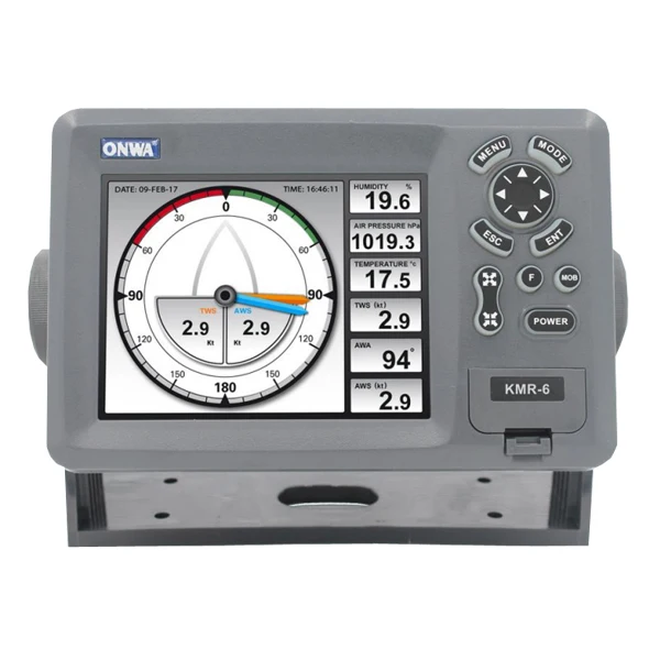 Layar Multi-fungsi KMR-6 5,6 inci Dengan Multiplexer NMEA KMR-7