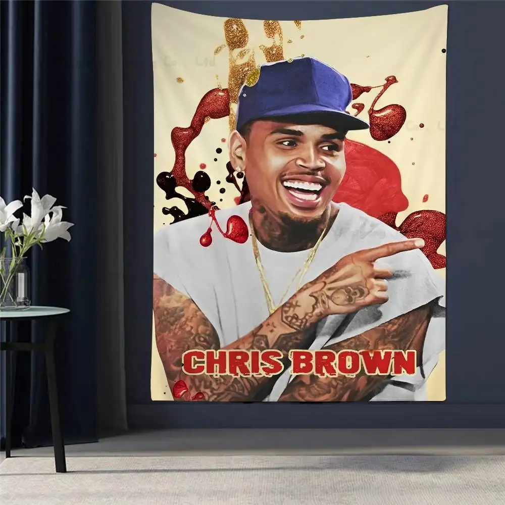 

C-ChrisB-Brown Hanging Bohemian Tapestry Hanging Tarot Hippie Wall Rugs Dorm Wall Hanging Home Decor