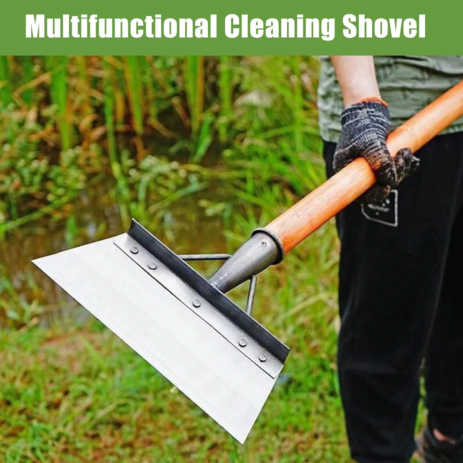 Experience gardening bliss with this exceptional, heavy-duty flat spade shovel - effortlessly tackle any task with this top-of-t