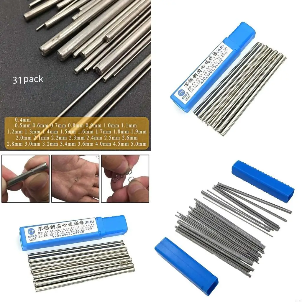Pack of 30 Convenient Wire Winding Rods Jewelry Making Wire Forming Spindle