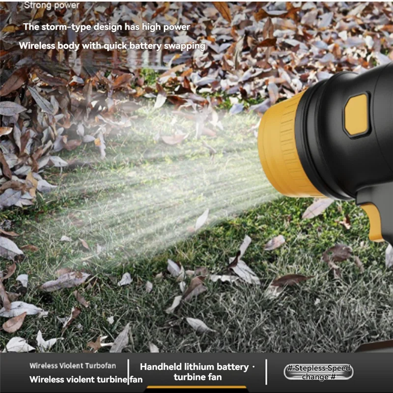 AA19 ventilateur violent ventilateur 340000 tr/min outil de soufflage de nettoyage de poussière portable collecteur de poussière électrique Rechargeable ventilateur Turbo de voiture