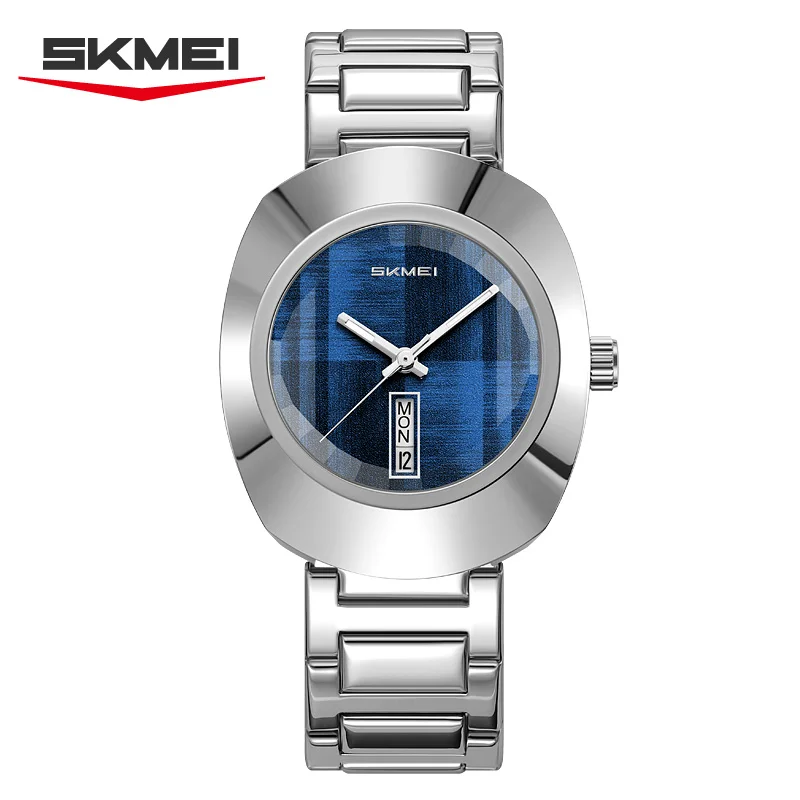 SKMEI 9410 New Retro Design Premium Dial Men's Quartz Watch Waterproof Weekly Calendar Business Luxury Men's Watch