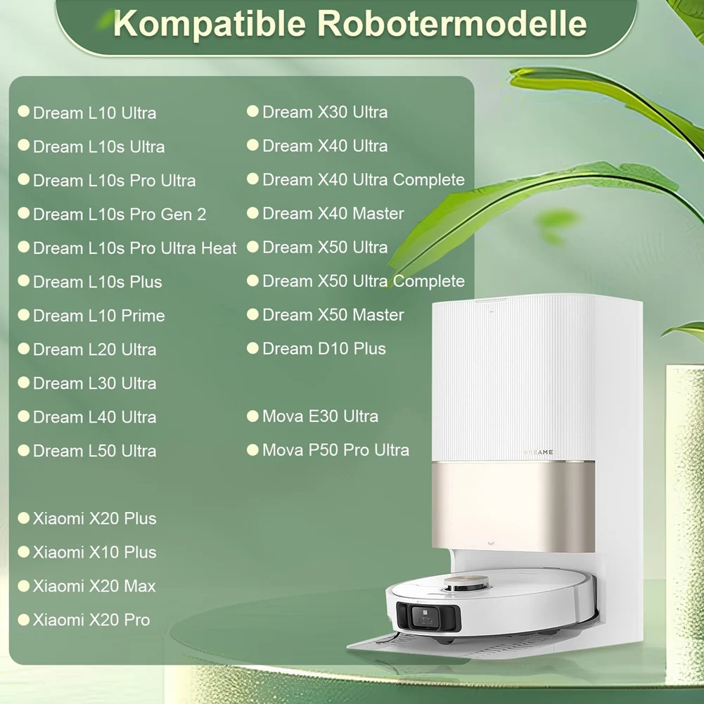 A76G-Dreame X40 Ultra Acessórios Mop Pads para Dream Almofadas de substituição de microfibra laváveis