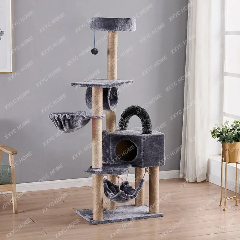 

Cat Climbing Frame Litter Tree Scratch Board Scratching Pole Jumping Platform pet Supplies