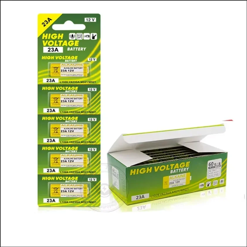 40PCS 58mAh 23A 12V Batteries Remote Control Toys Dry Alkaline Battery L1028 21/23 A23 E23A K23A V23GA GP23A RV08 LRV08 23A