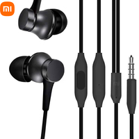 Original Xiaomi Piston 3 in-Ear Headphones Bass Wired 3.5MM Earphone Sport Headset with Mic Earbuds For Phone Samsung Huawei