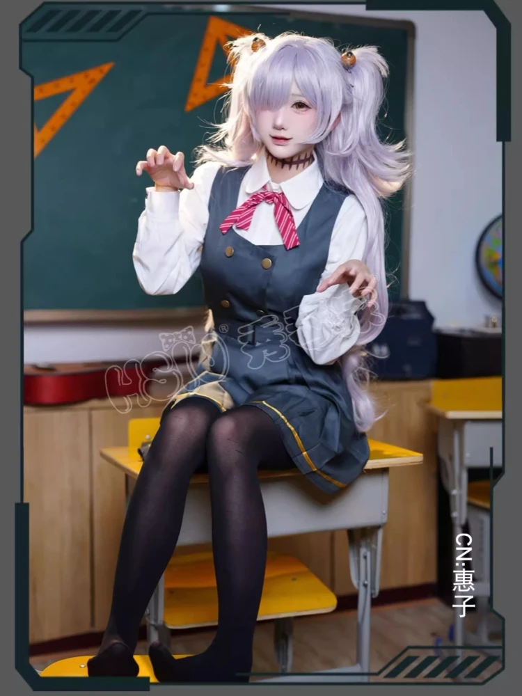 Costume de cosplay Itagaki Kanoe Blue Archive Anime pour femme, robe, chemise, uniforme d'étudiante, vêtements de jeu de rôle, tenue de fête Comic-con, en stock
