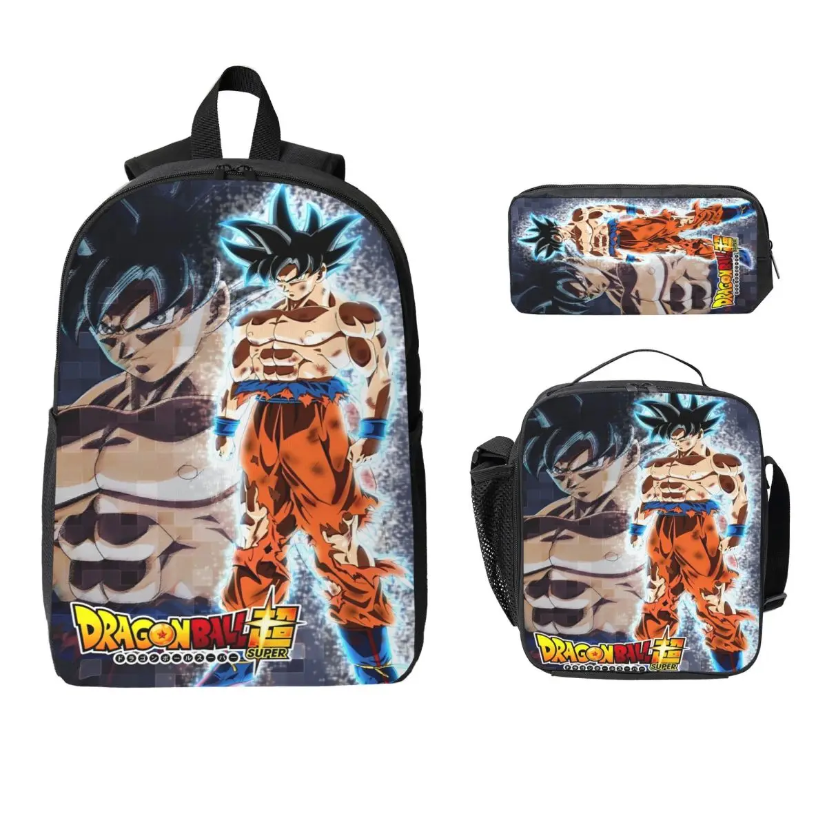 

Dragon Ball DragonBall аниме детский рюкзак ланч-бокс сумки для ручек для мальчиков и девочек дошкольные рюкзаки школьный рюкзак набор книг