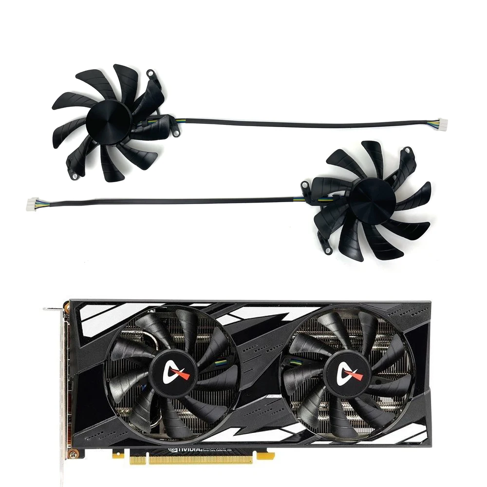 

NEW 85MM 12V Cooler Fan For AX Gaming GEFORCE RTX 3060Ti 3060 3050 2060 X2 Graphics Card Cooler Fan