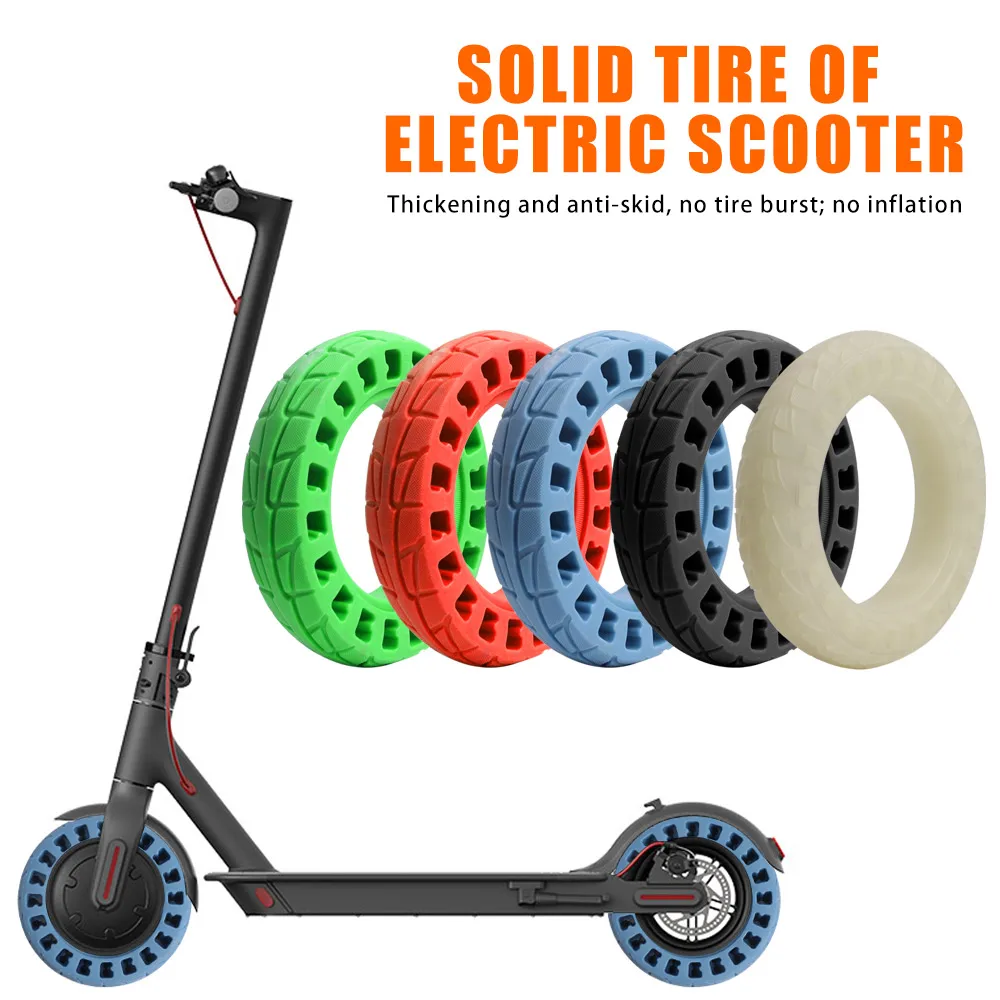 Electric Scooter Hollow Honeycomb Solid Tire 10inch 10x2.125 E-Scooter Explosion-Proof Tubeless Tires For Xiaomi M365 1S Pro2