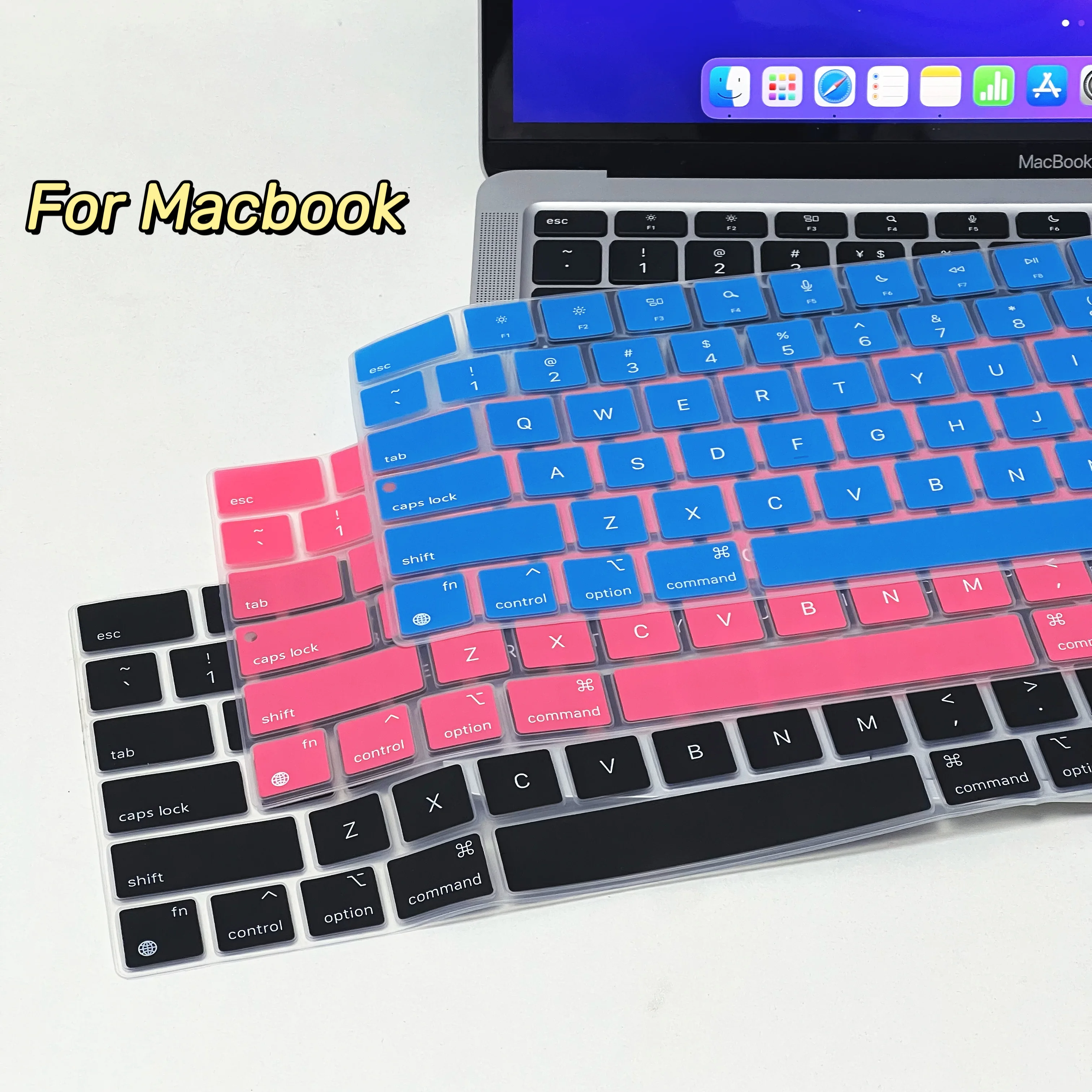 

Korean/English/Arabic language keyboard skin for Macbook air/pro M4/M3/M2/M1 16inch US/UK key silicone keyboard protector cover