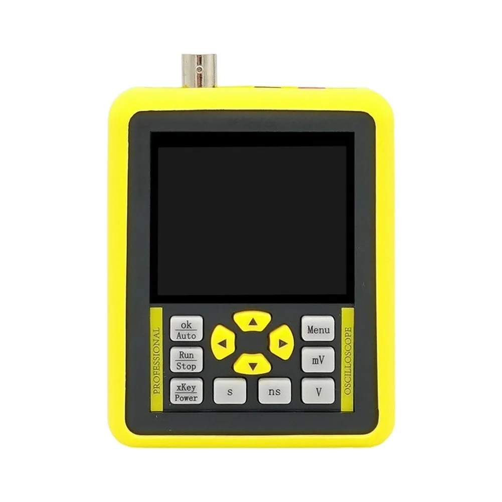 Handheld DSO1511G Oscilloscope 120MHz Bandwidth 500MHz Sampling 1 Channel 320x240 Color LCD for Electronics Debugging DIY