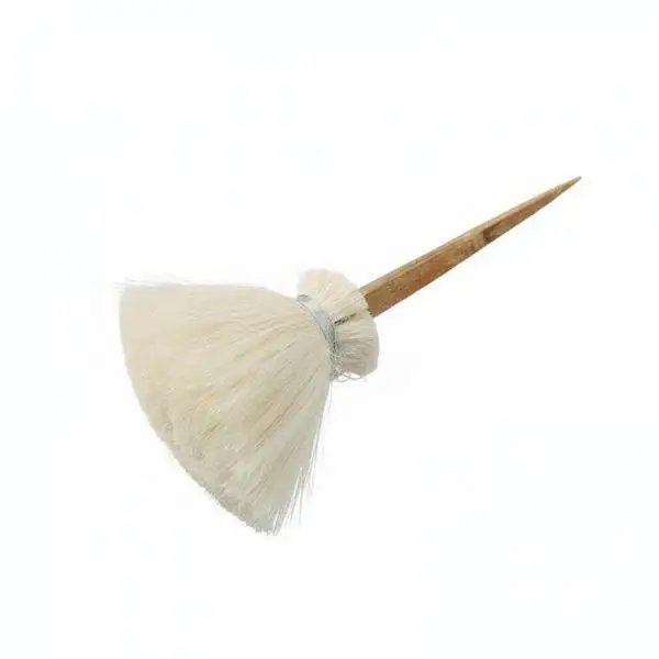 Professional Art Paint Brush for Ceramic Glazing Wide Wool Head Painting Tool