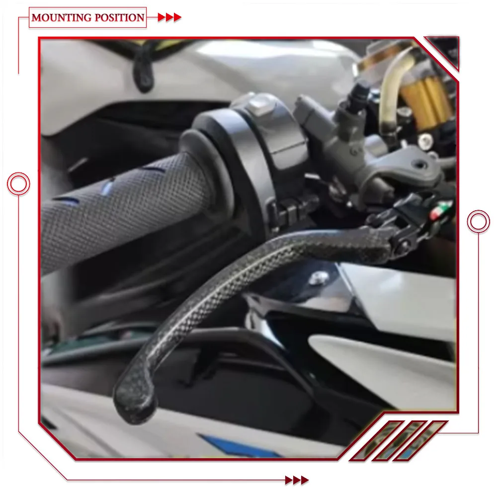 Left Right Carbon Fiber Brake Clutch HandleBar Lever For RCS 15 16 17 19 RCS14 RCS15 RCS16 RCS17 RCS19 Handles Replacement Parts