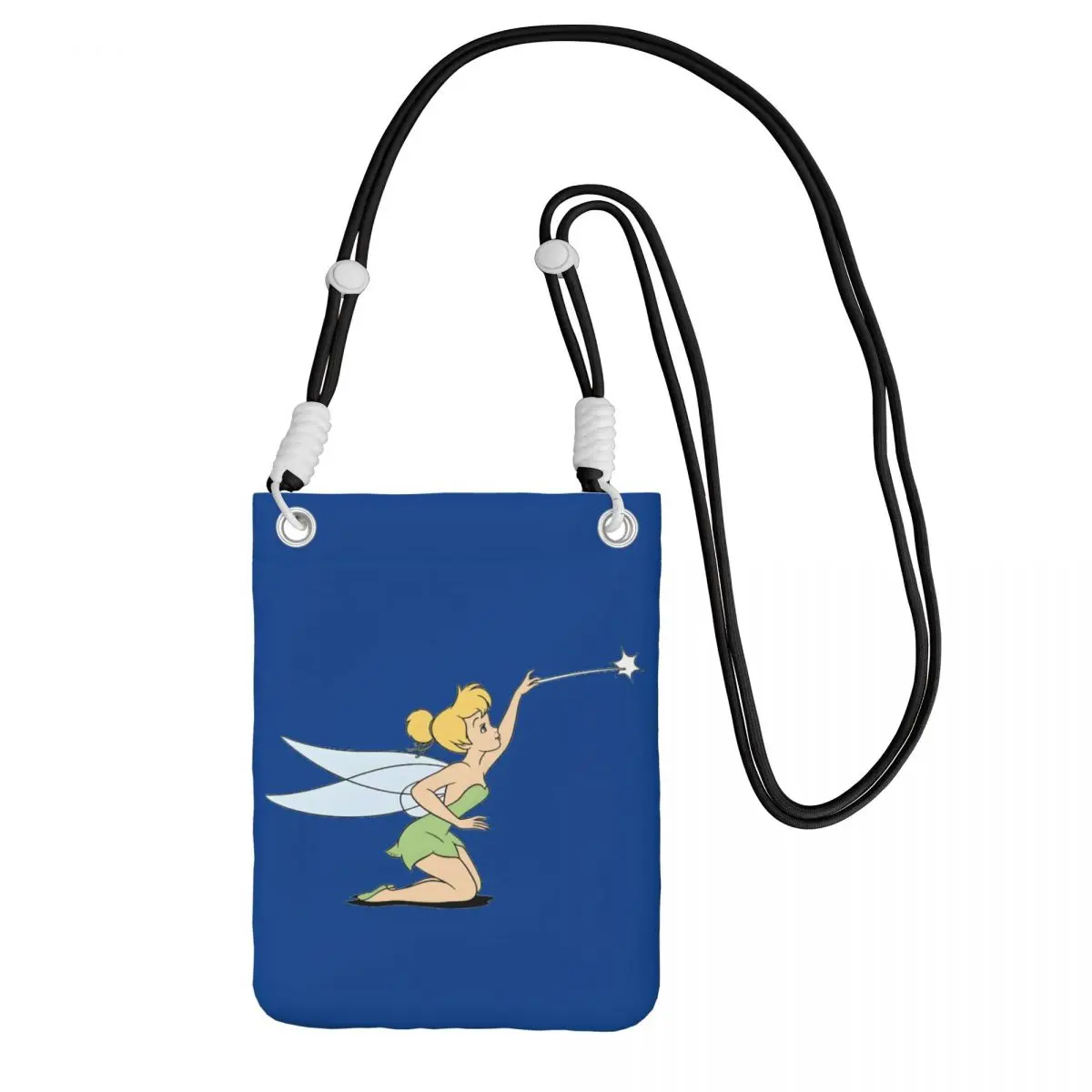 

Изготовленная на заказ сумка для мобильного телефона Tinker Bell, диагональная сумка через плечо для мужчин и женщин с героями мультфильмов, съемный плечевой ремень