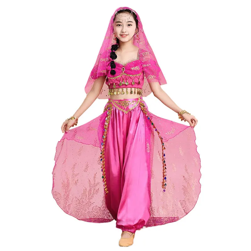 Générique Costume Danse Indienne Enfant - Tenue Bollywood Fille