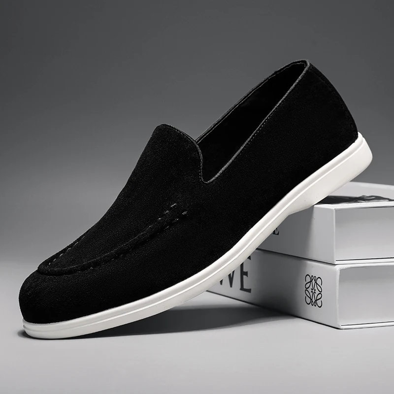 

Men Casual Shoes Formal Man Loafers Leisure Walk Tassel Moccasins Italian Breathable Slip on Male Boat Shoes