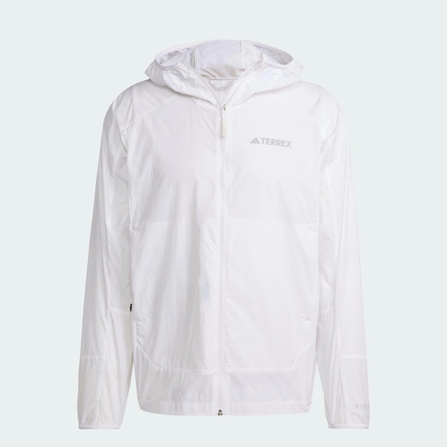 Męska kurtka wiatrówka Adidas 2025 z kapturem, chroniąca przed słońcem, do aktywności na świeżym powietrzu, model JD3506