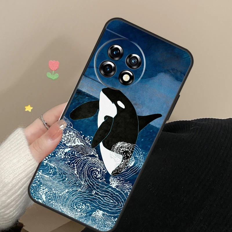 Killer Whale Orca Case For OnePlus Nord 3 2T CE 2 Lite N10 N20 N30 Cover For OnePlus 11 8T 10T 9RT 8 9 10 Pro