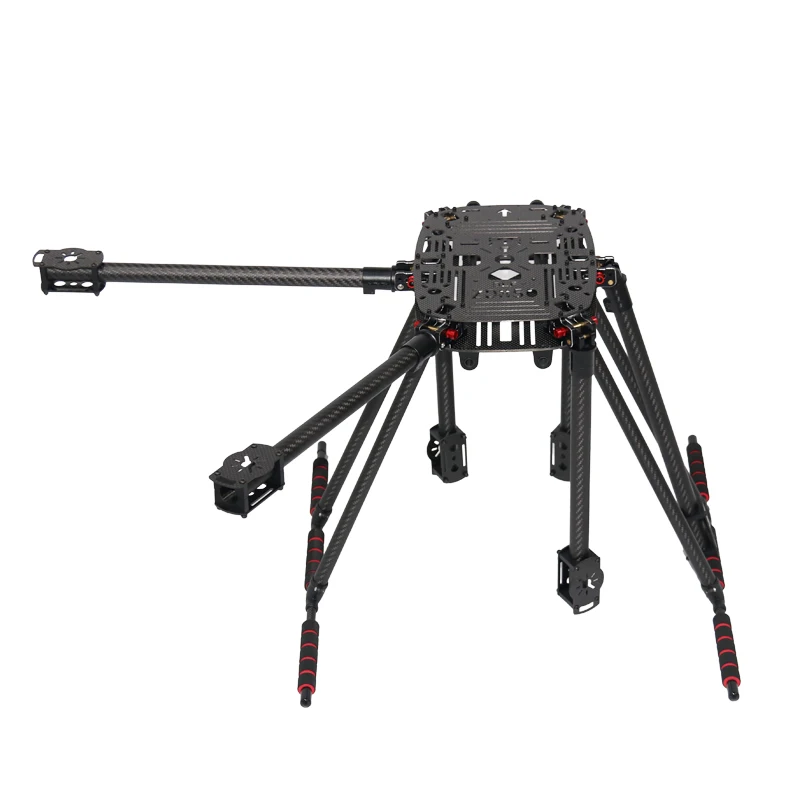 RCTOSKY ZD850 Full Carbon Fiber ZD 850 Frame Kit with Unflodable Landing Gear Foldable Arm for FPV DIY Aircraft Hexacopter