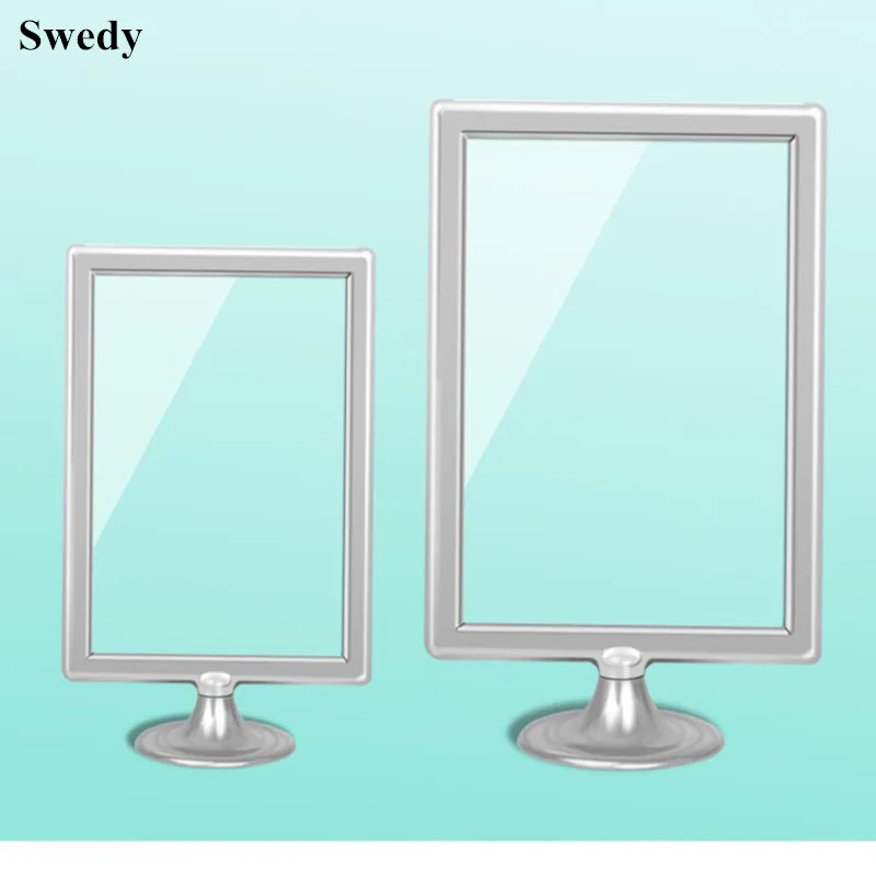 A5 148x210mm Plastic Sign Holder Display Stand Restaurant Menu Paper Holder Photo Picture Poster Frame