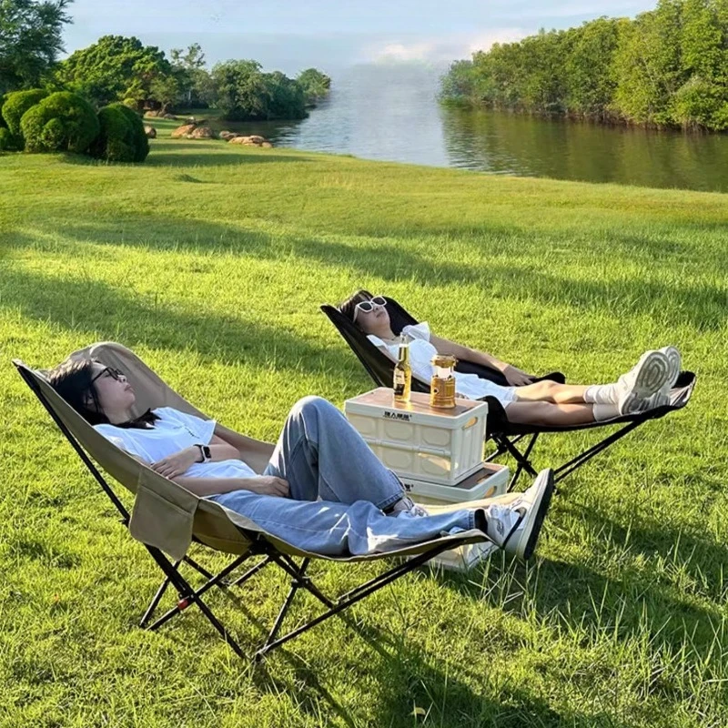 

Outdoor Folding Camping Chair Beach Fishing Lounger Tourist Portable Chairs Garden Furniture Relax Sillas De Camping Plegables