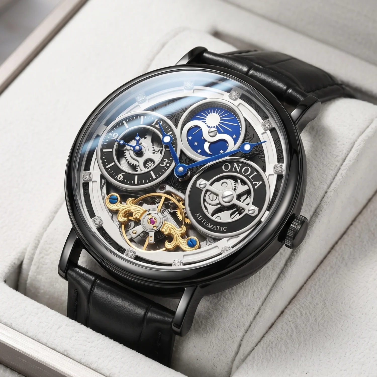 onola-men's-round-hollow-mechanical-watch-with-moon-phase-open-gear-night-light-classic-business-watch-for-men-to-wear-now