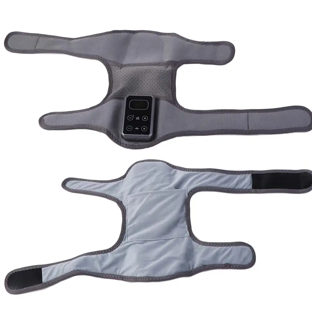 

3 in 1 Electric Knee Massager Rechargeable Breathable Knee Elbow Brace Adjustable Temperature Joint Heating Massager Exercise