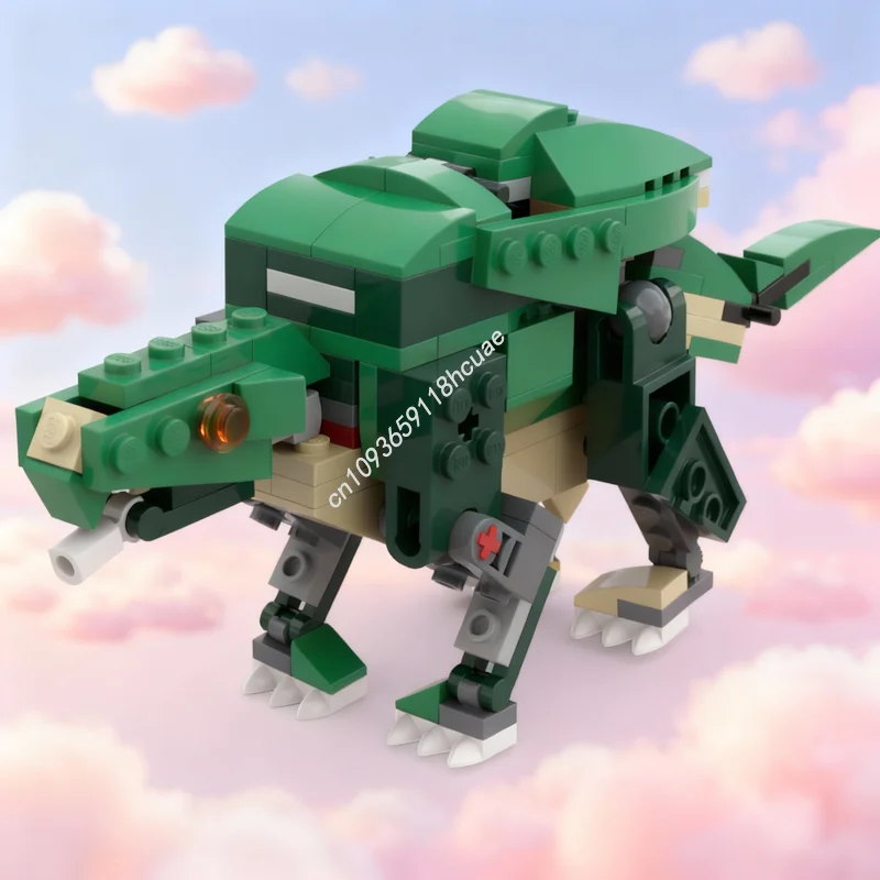 

135pcs MOC Creator 3 1 Morellatops Camelsaurus ARK Survival Model Toy Building Blocks Construction Christmas Gifts Education