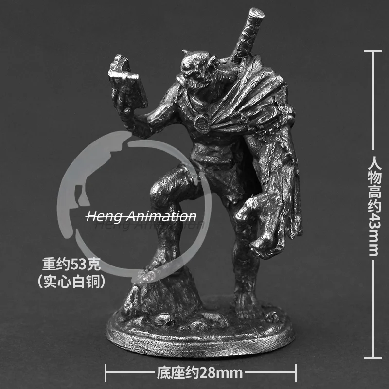 Figurki ze stopów metalu, potworów prymordalnych, figurki do gier planszowych, wstępnie pomalowane, kolekcjonerskie zabawki wojskowe