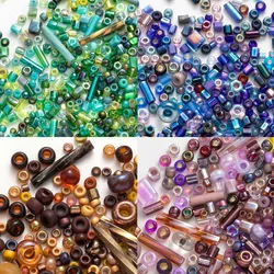 Japanese Miyuki  Beads  Multi Shapes  Mixed Randomly Glass Loose Bead  For DIY Jewelry Handmade  Craft   Making Weave