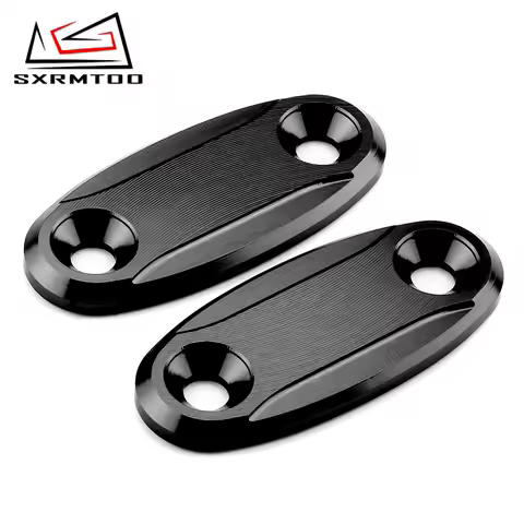 Mirror Hole Decorative Cover Rearview Base baffle Eliminators Cap For HONDA CBR650F CBR650R CBR500R CBR400R CBR600RR CBR1000RR