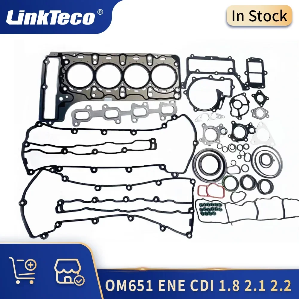 Cylinder Head gasket set repair kit fit 1.8 2.1 2.2 L 06-19 OM651 ENE For Mercedes-Benz JEEP DODGE INFINITI 1.8L 2.1L 2.2L