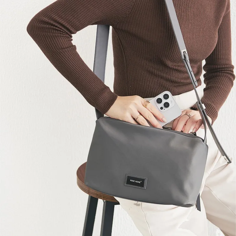 

Элегантная нейлоновая повседневная сумка-тоут для женщин, большая вместительная повседневная сумка через плечо на одно плечо Bolso De Mujer